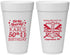 Personalized Birthday 20 oz Foam Cups - 50th Baseball | 20252