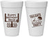 Personalized Birthday 20 oz Foam Cups - Football | 20256