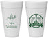 Personalized Wedding 20 oz Foam Cups - The Hunt Is Over | 203