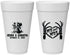 Personalized Wedding 20 oz Foam Cups - Mr And Mrs Skeleton | 204