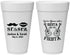 Personalized Wedding 20 oz Foam Cups - Siesta Fiesta Sr Sra | 208