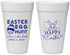 Personalized Easter 20 oz Foam Cups - Egg Hunt Bunny | 210005