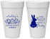 Personalized Easter 20 oz Foam Cups - Bunny Eggs | 210017