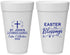 Personalized Easter 20 oz Foam Cups - Easter Blessings Church | 210029