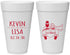 Personalized Wedding 20 oz Foam Cups - Just Married | 212