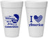Personalized 4th Of July 20 oz Foam Cups - Barbecue Bbq | 220007