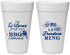 Personalized 4th Of July 20 oz Foam Cups - Bbq Fireworks | 220009