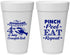 Personalized 4th Of July 20 oz Foam Cups - Pink Peel Crawfish | 220015