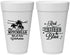 Personalized 4th Of July 20 oz Foam Cups - Beach Stars Stripes | 220020
