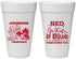 Personalized 4th Of July 20 oz Foam Cups - Beach Fireworks | 220022