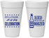Personalized 4th Of July 20 oz Foam Cups - Red White Booze | 220043