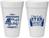 Personalized 4th Of July 20 oz Foam Cups - Star Spangled Hammered | 220049