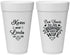 Personalized Wedding 20 oz Foam Cups - Best Friends | 221