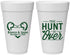 Personalized Wedding 20 oz Foam Cups - The Hunt Is Over Duck | 227