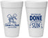 Personalized Wedding 20 oz Foam Cups - Vows Are Done Cruise | 229
