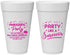 Personalized Awareness 20 oz Foam Cups - Party Like A Survivor | 230003