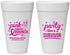 Personalized Awareness 20 oz Foam Cups - Party Like A Survivor | 230005