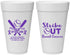 Personalized Awareness 20 oz Foam Cups - Baseball Strick Out | 230016