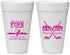 Personalized Awareness 20 oz Foam Cups - Gold Drive Out | 230017