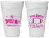 Personalized Awareness 20 oz Foam Cups - Football Tackle | 230019