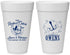 Personalized Wedding 20 oz Foam Cups - The Perfect Catch | 232