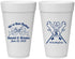 Personalized Wedding 20 oz Foam Cups - Been Hooked Fishing | 238