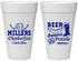 Personalized Oktoberfest 20 oz Foam Cups - Bratwurst Pretzels | 240007