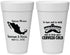 Personalized Wedding 20 oz Foam Cups - Cerveza Mexico | 241