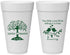 Personalized Wedding 20 oz Foam Cups - Two Little Love Birds | 249