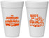 Personalized Halloween 20 oz Foam Cups - Boos And Booze | 250012
