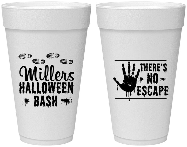 Personalized Halloween 20 oz Foam Cups - Zombie | 250025