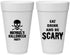 Personalized Halloween 20 oz Foam Cups - Eat Drink Be Scary | 250059