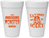 Personalized Halloween 20 oz Foam Cups - Werewolf Monster | 250064