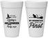Personalized Halloween 20 oz Foam Cups - Witch Broomstick | 250098