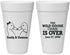 Personalized Wedding 20 oz Foam Cups - Wild Goose | 251