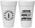 Personalized Wedding 20 oz Foam Cups - Groom Bride Open Bar | 253