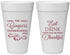 Personalized Thanksgiving 20 oz Foam Cups - Eat Drink Thankful | 260009