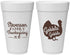 Personalized Thanksgiving 20 oz Foam Cups - Gobble Turkey | 260018