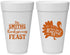 Personalized Thanksgiving 20 oz Foam Cups - Lets Get Stuffed | 260020