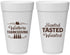 Personalized Thanksgiving 20 oz Foam Cups - Basted Tasted Waisted | 260027