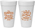 Personalized Thanksgiving 20 oz Foam Cups - Grateful Blessed | 260028