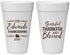 Personalized Thanksgiving 20 oz Foam Cups - Grateful Blessed | 260030