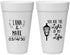 Personalized Wedding 20 oz Foam Cups - You Are The Light Of My Life | 261