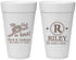 Personalized Wedding 20 oz Foam Cups - We Tied The Knot | 263