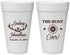 Personalized Wedding 20 oz Foam Cups - The Hunt Is Over | 266