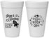 Personalized Wedding 20 oz Foam Cups - Over The Moon In Love | 267
