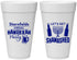 Personalized Hanukkah 20 oz Foam Cups - Menorah | 270026