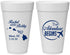 Personalized Wedding 20 oz Foam Cups - The Adventure Begins | 278