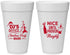 Personalized Christmas 20 oz Foam Cups - Naughty Or Nice | 280000