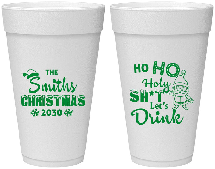Personalized Christmas 20 oz Foam Cups - Elf | 280009
